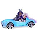 Rainbow High Colour Change Car - Convertible Vehicle with 8-in-1 LED Light-Up Lights, Moving Wheels, Working Seatbelts and Steering Wheel - Multicolour Ride - Collectible for Kids Ages 6+