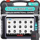 Autel MaxiCOM MK808BT PRO: 2024 Android 11 Full System Bidirectional & Functional Test Scan Tool, 2.4G&5G, Upgraded of MK808BT MK808S MX808S MK808Z, 28+ Services, Support BT506 MV108S, FCA AutoAuth