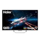 Haier QLED 4K UHD H65Q800UX - 65", Smart TV, Google TV, Dolby Atmos y Dolby Vision, HDR 10, Smart Remote Control, Google Assistant, Bluetooth 5.1, DBX TV, HDMI 2.1 x 4, Sin Marcos, 2023