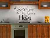 Die Küche ist das Herz des Hauses - Wandkunst Aufkleber, moderner Vinyl Transfer