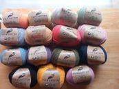 Lot De 15 Pelotes 100 % Coton Bio Et Équitable Fair Cotton De KATIA  Crochet