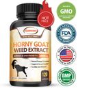 Horny Goat Weed Extract 1560mg - with Maca - Testosterone Booster, Muscle Health
