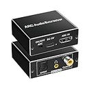 avedio links HDMI ARC Audio Extractor, HDMI ARC Adapter with Digital Optical SPDIF/Coaxial and Analog 3.5mm Stereo Audio Converter for ARC TV Soundbar Speaker Amplifier