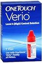 OneTouch Verio Level 4 (High) Control Solution - 1 vial, Pack of 5