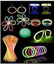 Chocozone Light up Toys Glowsticks Mixed Colors Party Favors for Kids Birthdays Toys for Boys Girls (95 piece Party Pack)