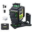 Firecore F95T-4G Cross Line Laser 4 x 360 with Lithium Ion Battery, Green Self-Levelling Laser, Line Laser with Screen, Includes Hard Case, Remote Control and Lifting Table