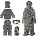 Eamber Ghillie Suit 3D Kids Child Youth Camo Camouflage Hunting Apparel Clothing for Halloween Party, Jungle Hunting, Shooting, Airsoft for Unisex Adults/Kids/Youth
