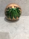 Pier 1 Imports Decorative Ball Approx 4" Farm Fresh Peas Food Farmer Theme