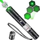 Laser Pointer Aluminium 500Mw Rechargeable Green Laser Pointer || Party Pen Disco Light 5 Mile + Battery