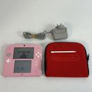 NINTENDO 2DS GAME CONSOLE PINK AND WHITE MARIO KART 7 INSTALLED