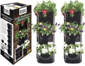 Wall Mounted Vertical Garden Kit Home Planter Herbs Flowers-6 Hanging Plant Pots
