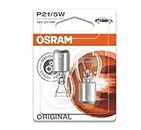 OSRAM 7528-02B ORIGINAL P21/5W Halogen, brake light, rear auxiliary light, 7528-02B, 12V passenger car, double blister (2 lamps)