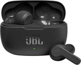 Ear Bluetooth Headphones in Black, with Built-In Microphone, Music Streaming up 