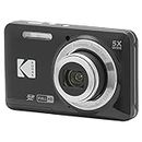 KODAK Pixpro FZ55-16 Megapixel Digitalkamera, 5X optischer Zoom, 2.7 LCD-Monitor, optischer Bildstabilisator, 720p Full HD-Video, Lithium-Ionen-Akku