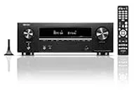 Denon AVR-X1800H 7.2 Channel AV Receiver (2023 Model) - 80W/Channel, Wireless Streaming via Built-in HEOS, WiFi, & Bluetooth, Supports Dolby Vision, HDR10+, Dynamic HDR, and Home Automation Systems