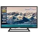 SMART TECH TV 24 Zoll HD Fernseher, DVB-T2/C/S2, Dolby Audio, Hotel Mode, 2023 [24HN10T3]