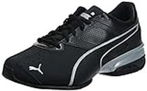 PUMA Men's Tazon 6 Sneaker, First Mile Black-Silver, 9.5