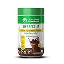 Dr. Vaidya's Herboslim Shake: Nutrition-Dense, Low-Calorie Meal Replacement for Weight Management (Chocolate)