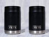 2x YETI Rambler Colster 12oz - 330ml Can Insulator for Standard Size Cans  Black