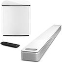 Bose Smart Ultra Dolby Atmos Soundbar Speaker White, Bundle with Bass Module 700 White, Home Audio Speaker TV Wireless, Bluetooth, WiFi, Alexa, Google, Voice Control (Soundbar + Bass, White) (2 items)