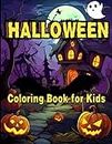 Halloween Coloring Book for Kids: Cute and Creepy Ghosts, Pumpkins, and Witches, Over 50 High-Quality Halloween Themed Art Coloring Pages, Fun for Kids All Ages (8.5 x 11 inch pages)