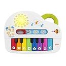 Fisher-Price Piano Juega y aprende, Juguete Musical para bebé +6 Meses (Mattel GFK00)