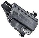 Rounded by Concealment Express OWB Paddle KYDEX Holster fits Kel-Tec PMR30 | Right | Black