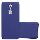 Cadorabo Case Compatible with ZTE Axon 7 Mini in Frost Dark Blue - Shockproof and Scratch Resistant TPU Silicone Cover - Ultra Slim Protective Gel Shell Bumper Back Skin