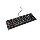 Energy Sistem Gaming Keyboard ESG K4 KOMPACT-RGB Tastiera Gamer (69 tasti, Luci RGB, Cavo rimovibile, Membrana) - Nero