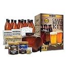 Mr. Beer - Craft Beer Making Kit 4 Gallon Complete DIY Home Brew Set Everything Included, Bottles, Refills Brew in 30 Minutes
