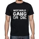 Homme Tee-Shirt Le Gang De La Famille McDonald – McDonald Family Gang – T-Shirt Graphique Éco-Responsable Vintage Cadeau Nouveauté Noir Profond L