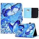 Case for Kindle Fire HD 10/Fire HD 10 Plus Tablet 10.1 inch (11th Generation, 2021 Released) Slim PU Leather Cover with Auto Sleep Wake-Dream Butterfly