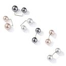 6 PCS 2 Styles Artificial Pearl Brooch Pins Anti-Exposure Neckline Safety Pins Sweater Shawl Clips for Women Girls Wedding Party Decorations, Dresses Clothing Decoration Accessories
