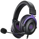 EKSA E900 Wired Gaming Headset with Detachable Noise Canceling Microphone, Gaming Headphones with 50mm Driver, Stereo Surround Sound 3.5mm Cable, PC Gaming Headset for PS4 PS5, Xbox One, Mac, Laptop