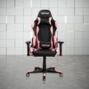 ChocoPlanet Ergonomic High Back Racer Style Gaming Chair Upholstered/Metal | 29 W x 26.99 D in | Wayfair CHO3YH-RTA-TS43-PNK