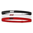 NIKE Men's Headband-9318-119 Headband, 083 Black/White/University Red, One Size UK