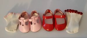 PLEASANT COMPANY American Girl BITTY BABY Doll Dress Up Shoes & Socks 1995