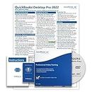 Learn QuickBooks Desktop Pro 2022 DELUXE Training Tutorial- Video Lessons, PDF Instruction Manual, Quick Reference Guide, Testing, Course Certificate of Completion by TeachUcomp, Inc.