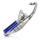 FLYPIG Performance Exhaust Muffler Pipe for Yamaha Breeze Jog 50 50cc 2 Stroke Scooter Moped Engine 2-stroke Minarelli Style engines 1E40QMB 1PE40QMB