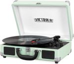Victrola Record Player Vintage 3-Speed Bluetooth Suitcase Turntable - Mint