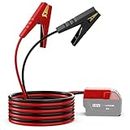 Zltoolpart Jumper Cables for Milwaukee M18 Batteries, 8 Gauge 6 Ft Car Battery Jump Starter, Heavy Duty Automotive Booster Cables for Jump Starting Dead or Weak Batteries (Battery not Included)