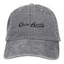 FEAIYEA Denim Cap Outer Banks Baseball Dad Cap Adjustable Classic Sports for Men Women Hat
