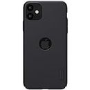 Nillkin Reliable Frosted Shield Ultra Thin Hard Matte Plastic Back Cover Case For Apple Iphone 11- Black (With Logo Cutout)
