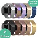 Milanese Loop Armband für Fitbit Versa 2 / Versa Metall Magnet Ersatzband ✅