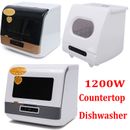 Portable Countertop Dishwasher 3-5Washing Programs Display Automatic Dishwashing