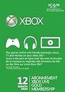 Microsoft Xbox 360 Live 12 Months Gold Card