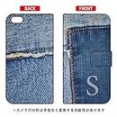 Coverfull Notebook Type Smartphone Case, Photo Denim Initial S Design by ARTWORK/For iPhone 6 Plus/Apple 3AP6PS-IJTC-401-MCO6
