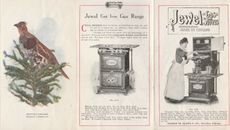 JEWEL GAS STOVES(AND AMERICAN BIRDS) VINTAGE AD BROCHURE