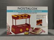 Nostalgia Hot Dog Roller Adjustable Heat Settings Countertop Grill New Open Box