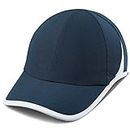GADIEMKENSD Performance Running Hats for Men Womens Ball cap with Breathable Mesh Cooling Quick Dry Caps Unstructured UPF 50+ Tennis Hat for Golf Hiking Workout Gym Outdoor Sports Navy